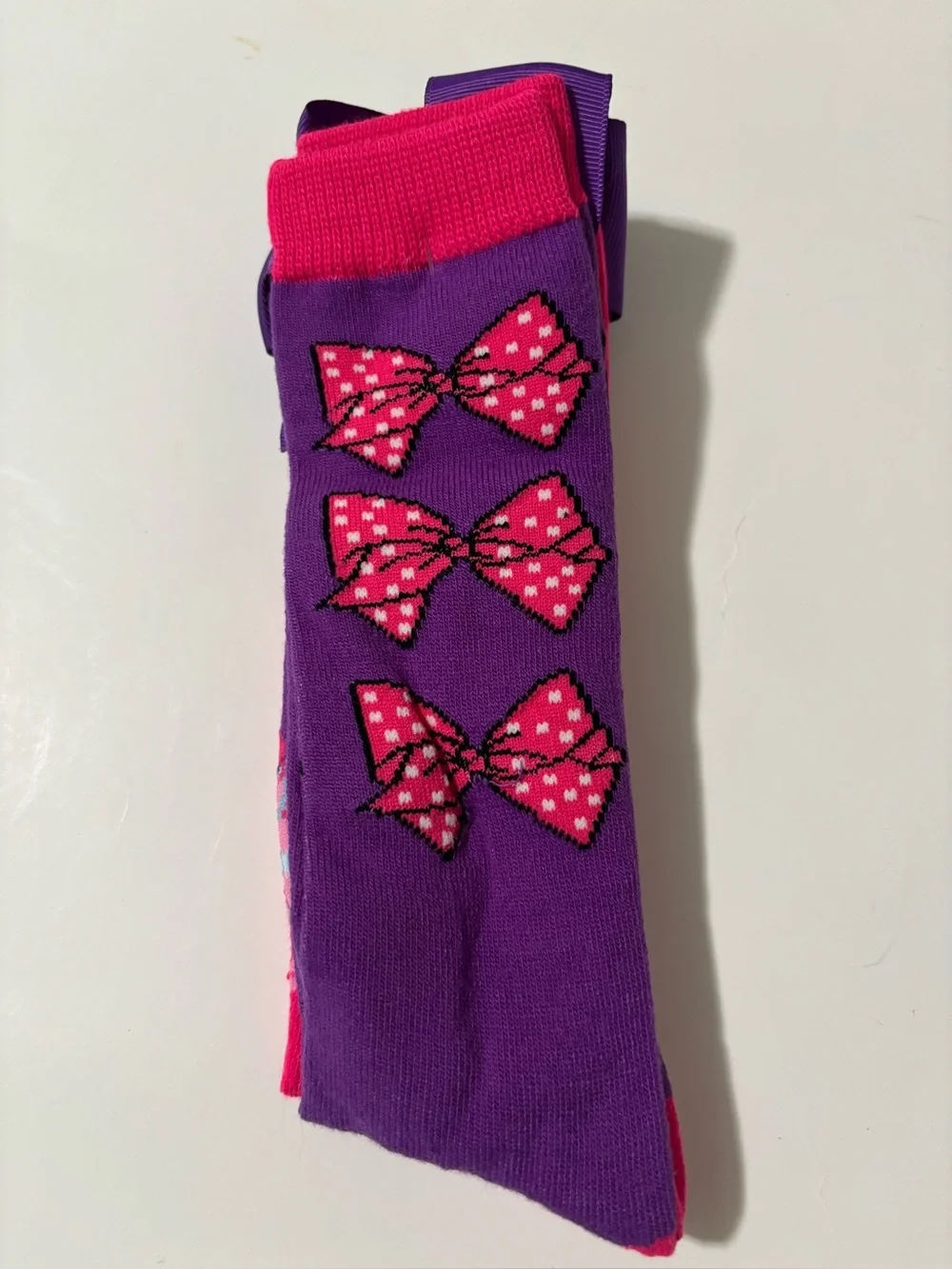Jojo Siwa Girls Socks Size 7.5-3.5